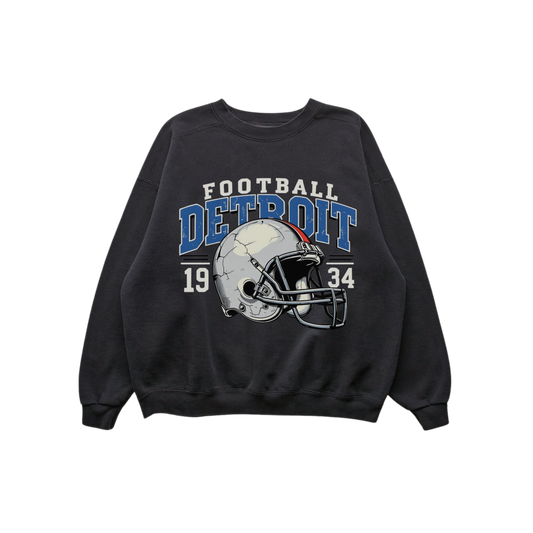 Vintage Detroit Football Sweatshirt