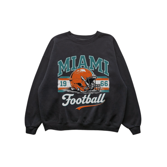 Vintage Miami Football Sweatshirt