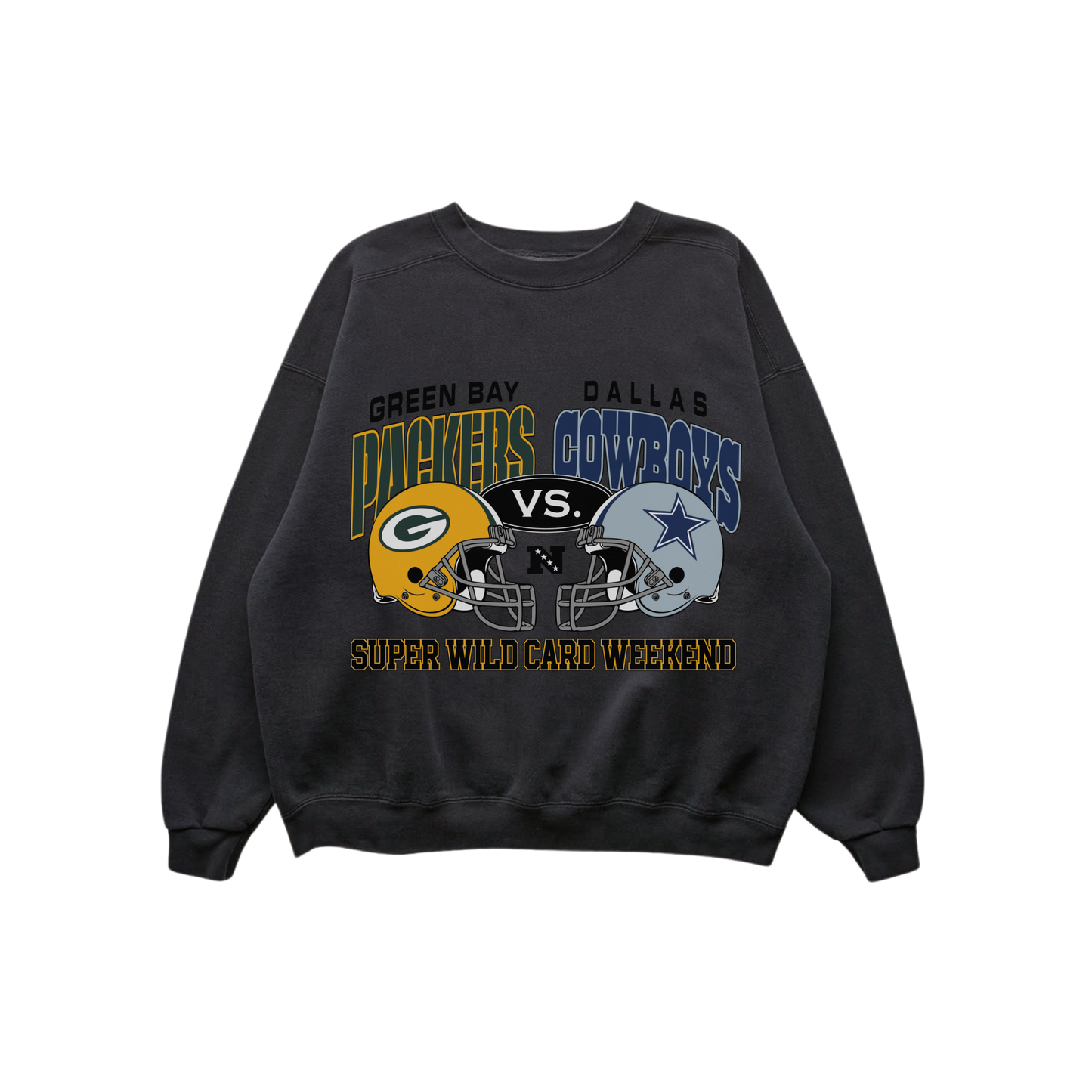 Vintage Packers vs Cowboys Football Sweatshirt