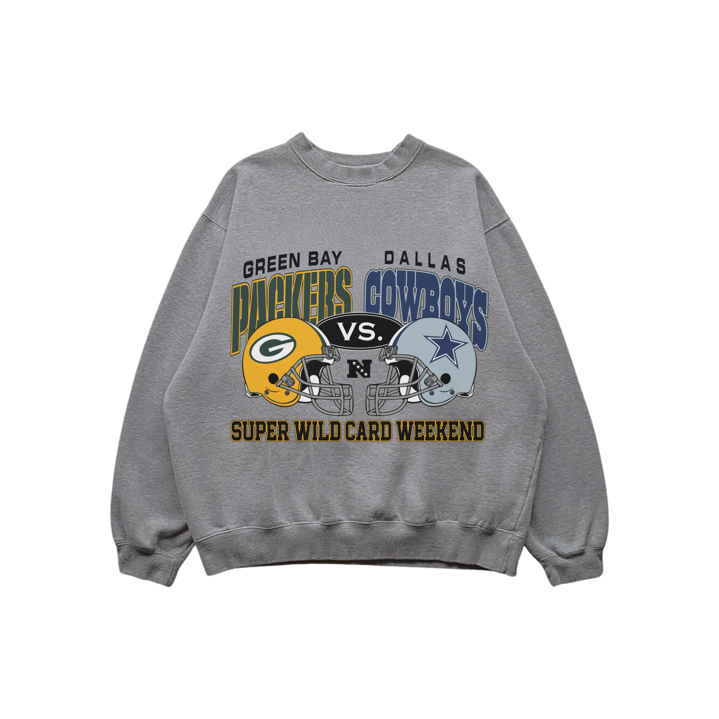 Vintage Packers vs Cowboys Football Sweatshirt