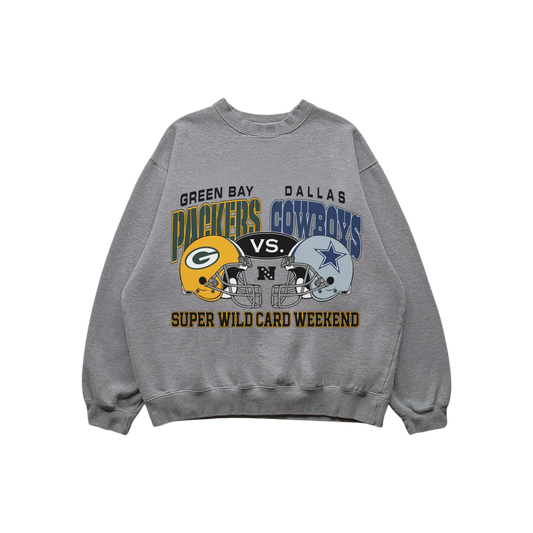 Vintage Packers vs Cowboys Football Sweatshirt