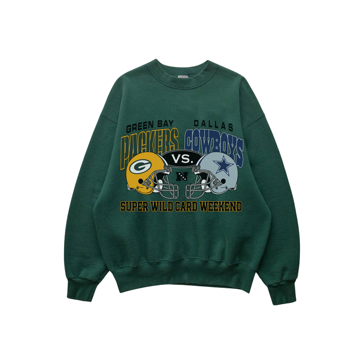 Vintage Packers vs Cowboys Football Sweatshirt