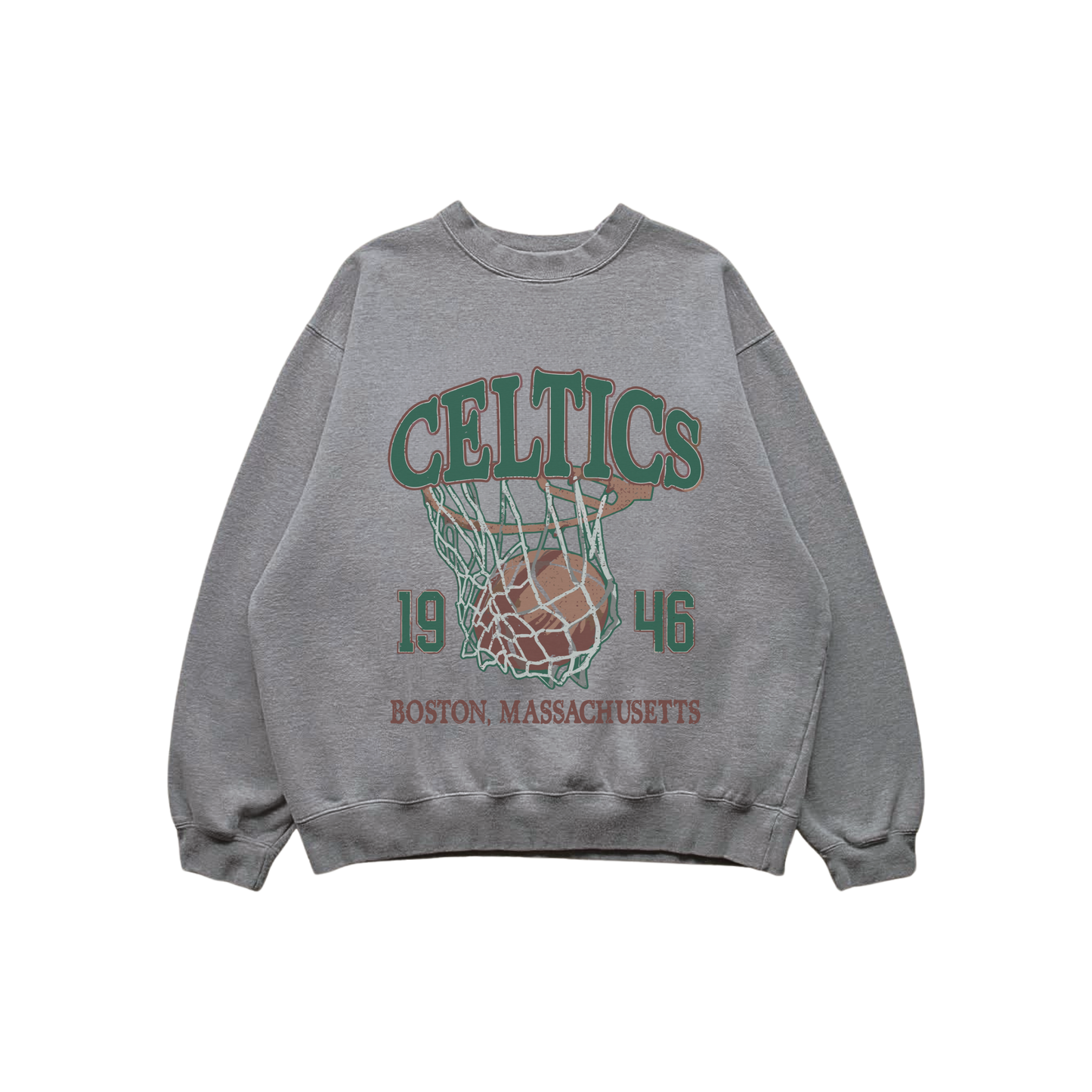 Vintage Boston Basketball Sweatshirt